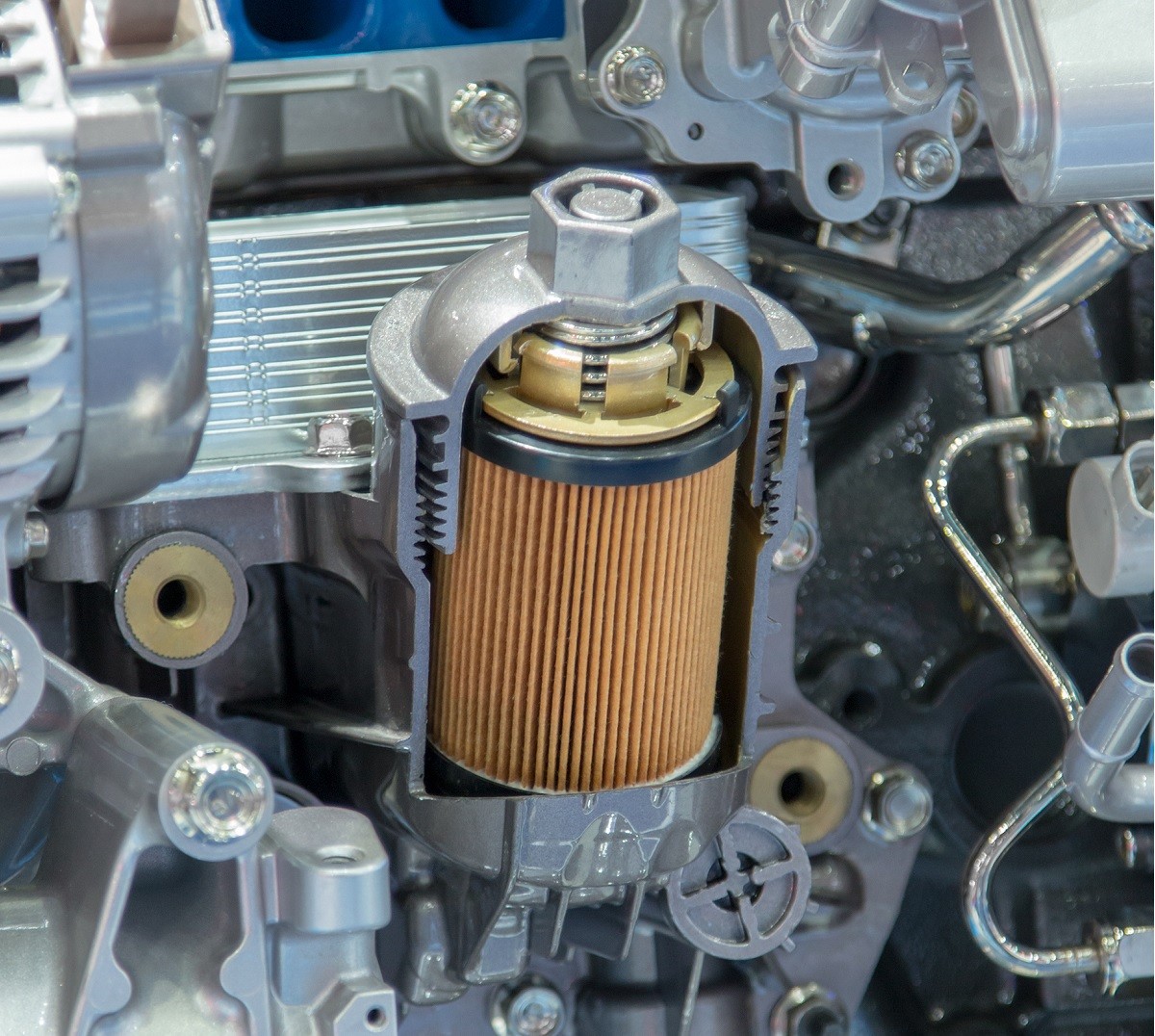 How an oil filter works?